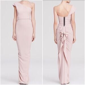 ONE SHOULDER RUFFLE BACK